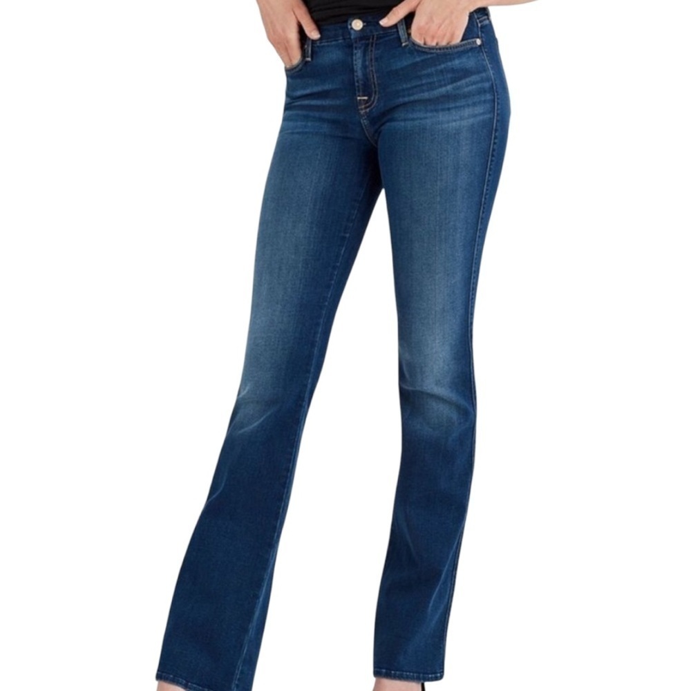 7 For All Mankind Bootcut Jeans Size Women’s 27 Stretch Denim USA Made